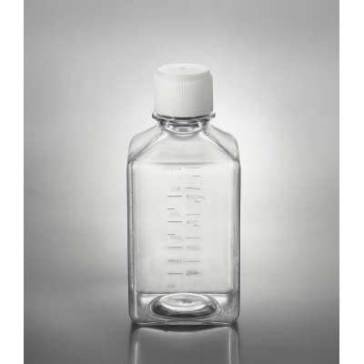 500ml PETG culture square media bottles