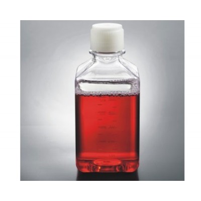 disposable 500ml PETG culture square media bottles